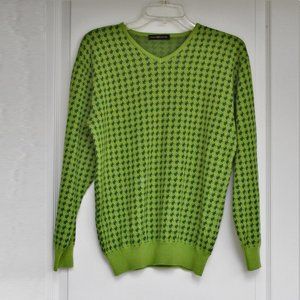 gagam seungje green knit sweater